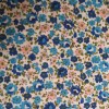 Small Blossom Blue Floral Polycotton Prints -