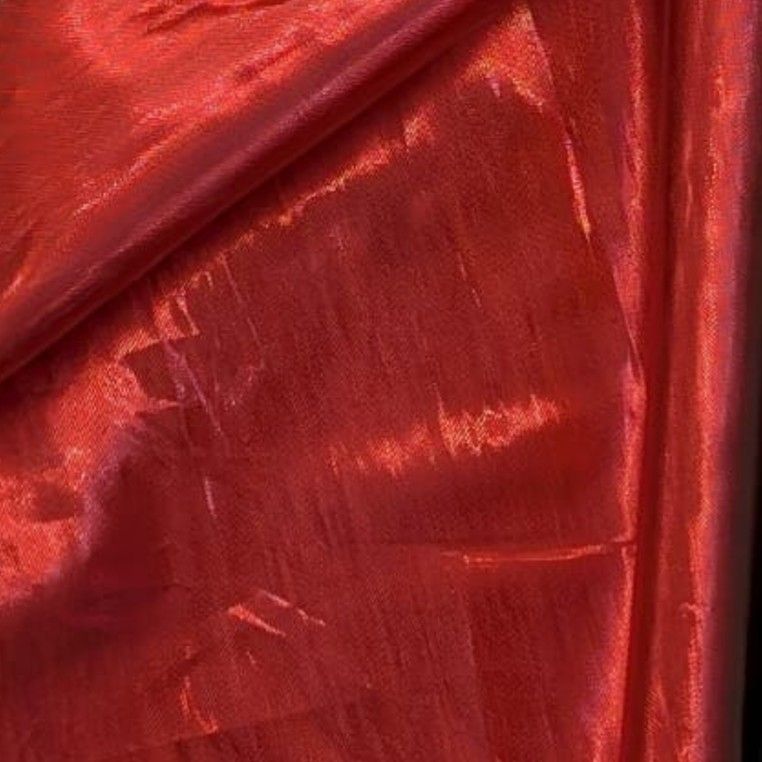 Red Lame 150cm Wide (Due End of May)