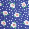 Small Blue Ditsy Floral Polycotton Prints - E