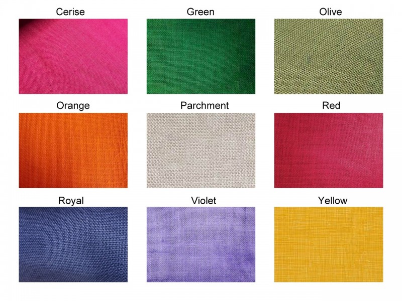 Coloured Hessian Fabric
