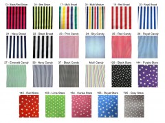 Stripe Polycotton - Epra Fabrics - Star Polycotton